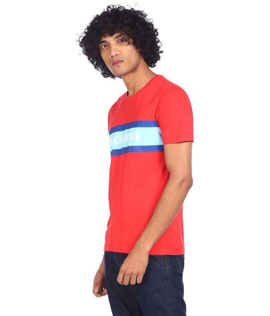 Colt - Cotton Regular Fit Red Men's T-Shirt ( Pack of 1 ) - None