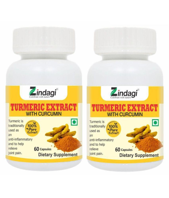 Zindagi turmeric capsule 120 gm Multivitamins Capsule Pack of 2