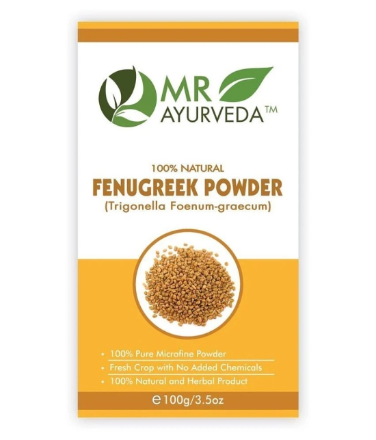 MR Ayurveda Methi Powder Hair & Skin Hair Scalp Treatment 100 g