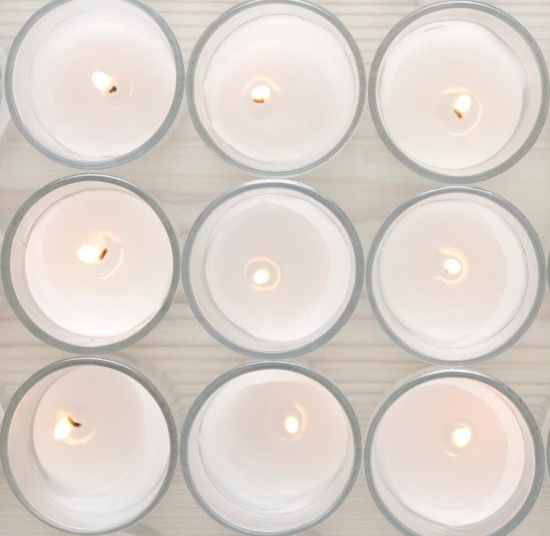 Heart And Circle Shaped Scented Candles-Circle / 2