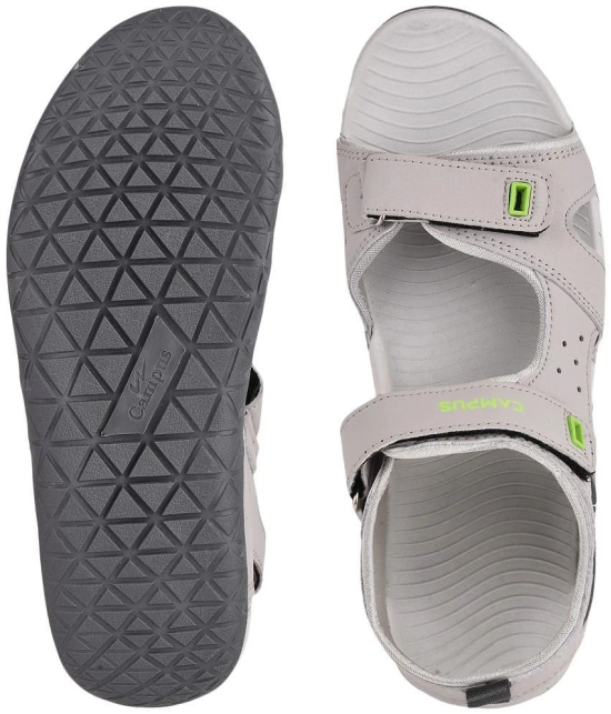 Campus - Gray Mens Floater Sandals - None