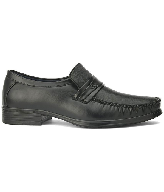 Leeport - Black Men's Slip On Formal Shoes - 9