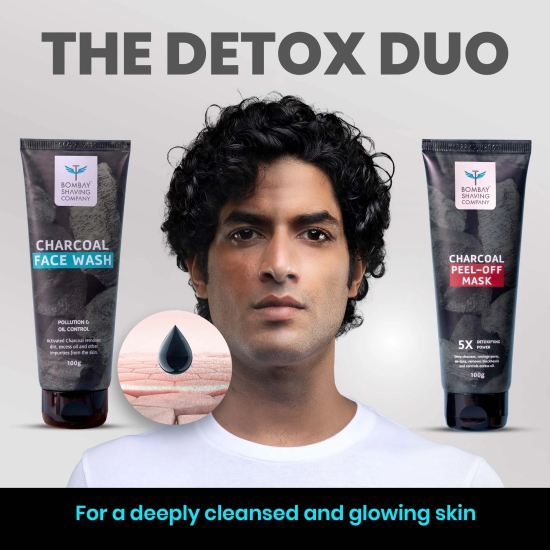 Charcoal Face Wash  Peel Off Combo-Charcoal Face Wash & Peel Off Combo