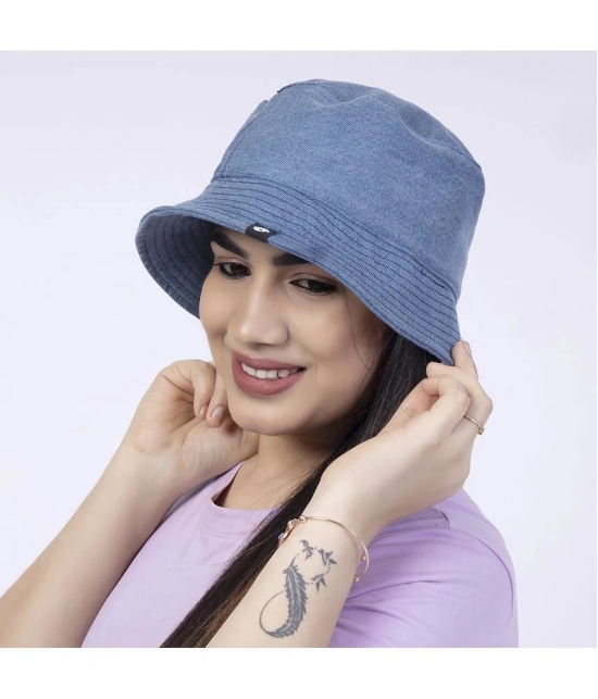 Omtex Blue Denim Womens Hat ( Pack of 1 ) - Blue