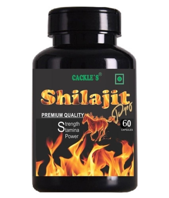 Cackle's Shilajit Pro Ayurvedic Capsule 60 no.s