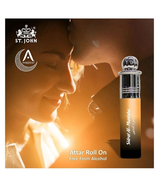 ST.JOHN Sidrat Al Muntaha Roll on Attar, ittar Free from Alcohol 8ml Each (16ml)- Pack of 2