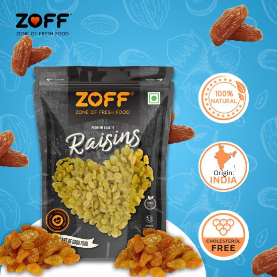 Zoff Green Raisins  Net weight -250g