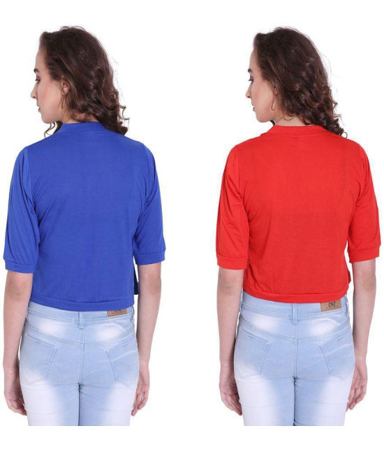 Affair Cotton Shrugs - Multi Color Pack of 2 - XL