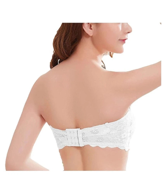 ComfyStyle Lace Bralette - White - 32