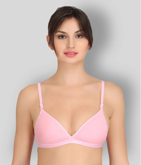 Selfcare - Multicolor Cotton Lightly Padded Womens T-Shirt Bra ( Pack of 2 ) - 32C