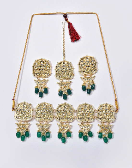 Kundan Gold Plated Necklace Set