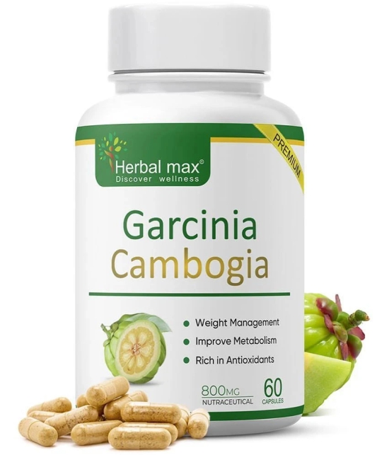 Herbal max Garcinia Cambogia Capsule 60 gm Unflavoured Single Pack