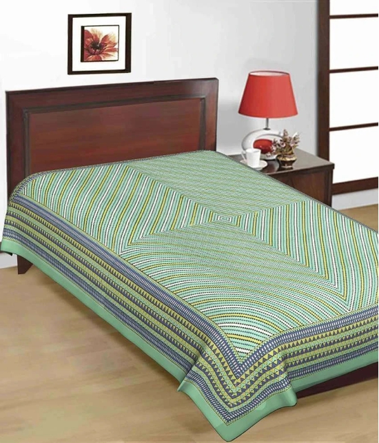 UniqChoice 100% Cotton Jaipuri & Sanganeri Tradititional 2 Single Bed Sheet Combo