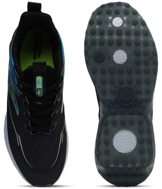 Action Sports Running Shoes Black Mens Sports Running Shoes - None