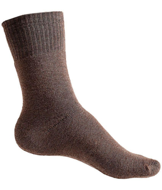 Texlon Woollen Casual Mid Length Socks Pack of 3 - Multi