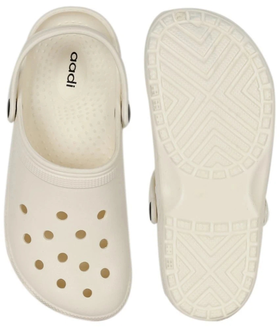 Aadi - White Mens Clogs - None