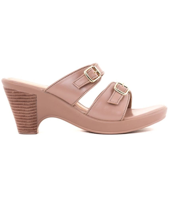 KHADIM - Pink Womens Slip On Heels - None