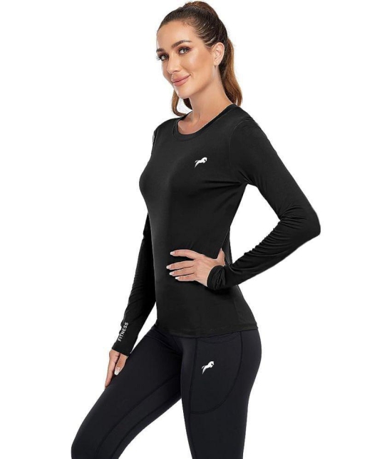 Just Rider Black Polyester Compression - Single - None