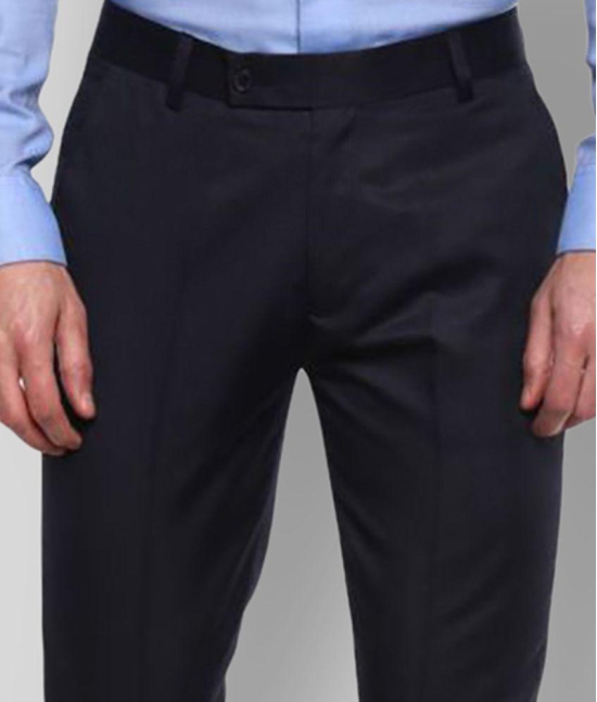 Inspire Clothing Inspiration - Blue Polycotton Slim - Fit Men''s Formal Pants ( Pack of 1 ) - None