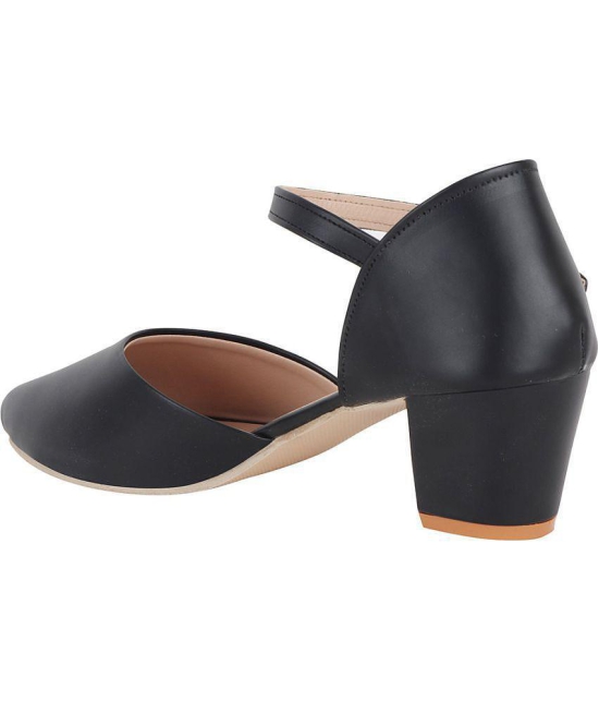 Shoetopia - Black Women''s Sandal Heels - None