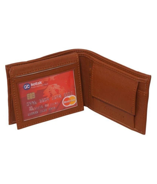 samtroh PU Tan Casual Regular Wallet - Tan