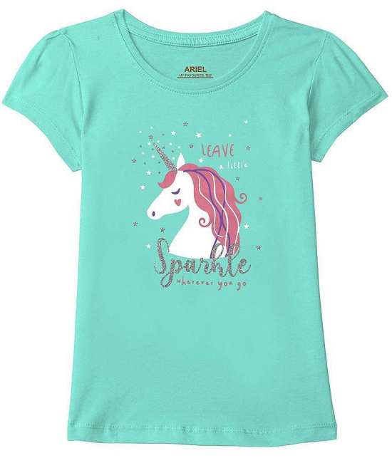 Ariel - Multicolor Cotton Girls T-Shirt ( Pack of 3 ) - None