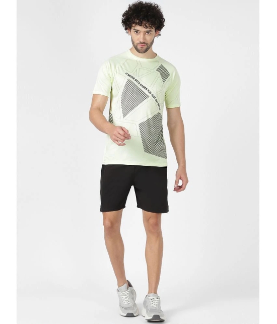 UrbanMark Men Regular Fit Quick Dry Sports T Shirt-Green - None