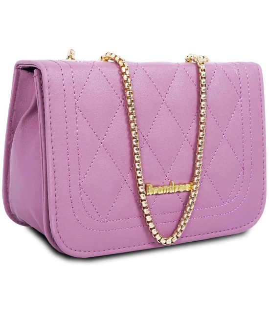 Brandroot - Pink PU Sling Bag - Pink