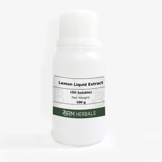 Lemon Peel Liquid Extract Oil Soluble-100 Grams