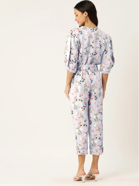 Desginer Off White Linen Jumpsuit-S