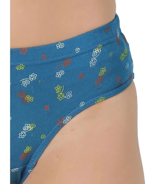 Dollar Multi Color Womens Panty Cotton Printed Womens Hipster ( Pack of 3 ) - None