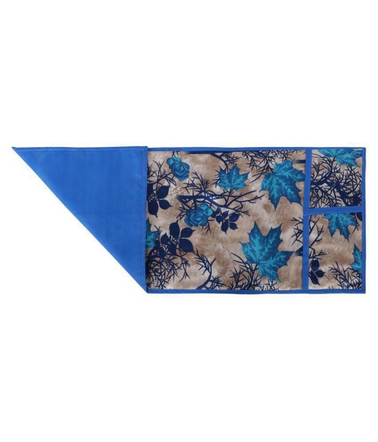 E-Retailer Set of 2 Polyester Blue Microwave Oven Cover -