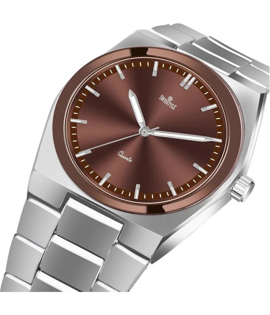 Swisstyle Silver Stainless Steel Analog Mens Watch