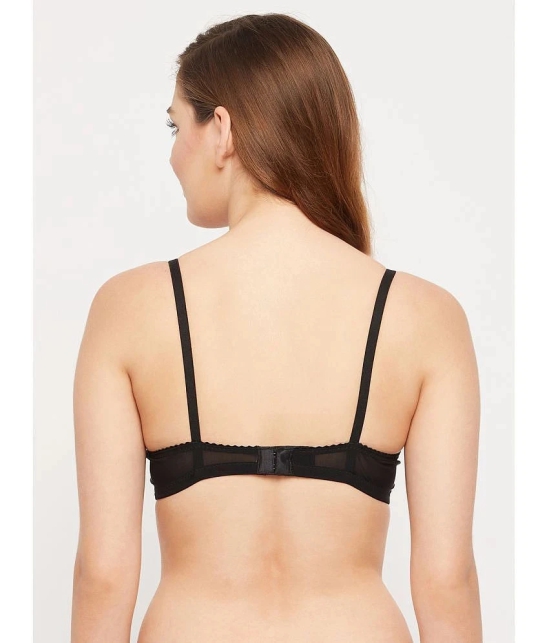 Clovia - Black Cotton Blend Lightly Padded Womens T-Shirt Bra ( Pack of 1 ) - None