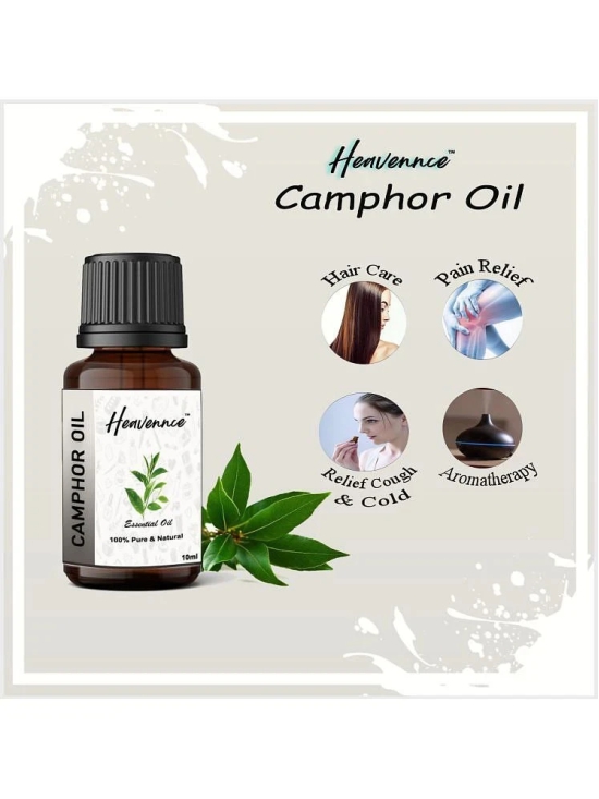 Heavennce Camphor Aromatherapy Essential Oil Aromatic With Dropper 10 mL ( Pack of 1 )