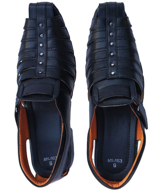 Dream Makers - Black Men's Sandals - None