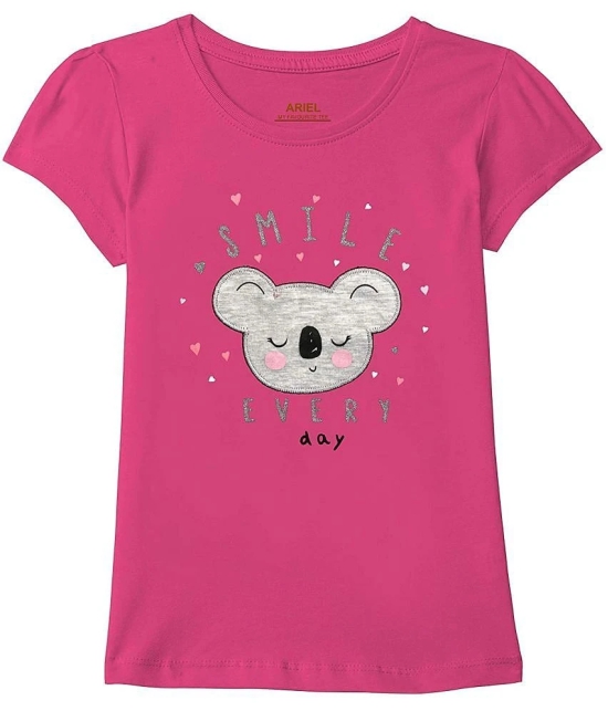 Ariel - Multicolor Cotton Girls T-Shirt ( Pack of 2 ) - None