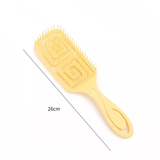 Soft Material Hair brush-Yellow