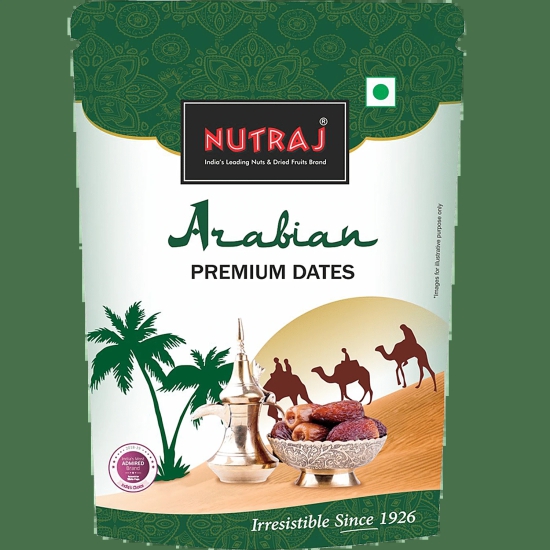 Nutraj Wdt - Arabian Premium Dates, 500 G Pouch