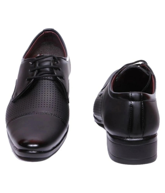 Aadi Non-Leather Black Formal Shoes - None