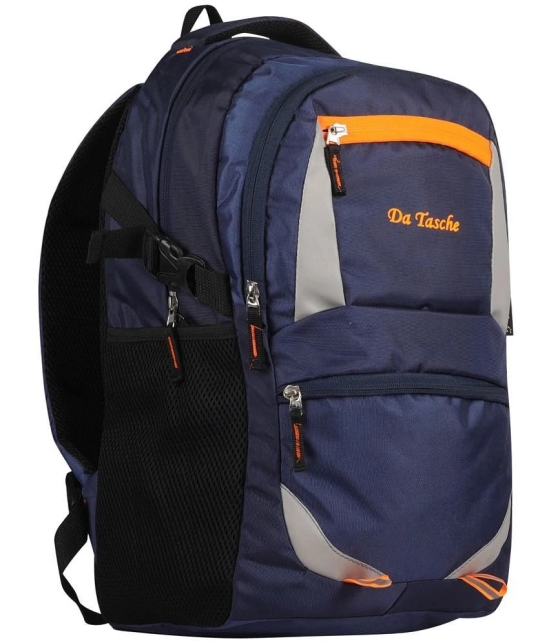 Da Tasche 25 Ltrs Blue Polyester College Bag - Blue