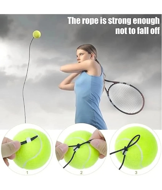 sevriza Tennis Trainer Rebound Ball with String Solo Tennis Trainer Set Self Tennis Practice Ball with String Cricket Trainer Rebound