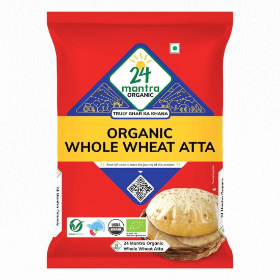 24 mantra WHOLEWHEAT ATTA PREMIUM   10 KG