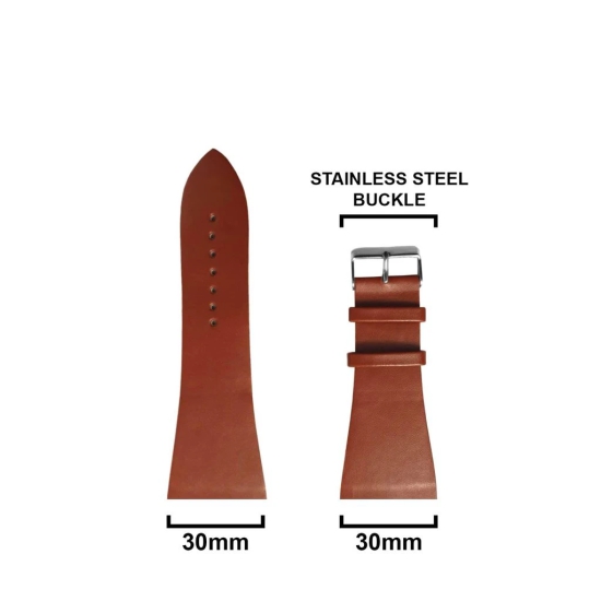 Exelent Leather Watch Strap // Compatible With POLICE Watches Only 36 MM Brown