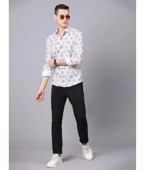 VERTUSY - Off White 100% Cotton Regular Fit Mens Casual Shirt ( Pack of 1 ) - None