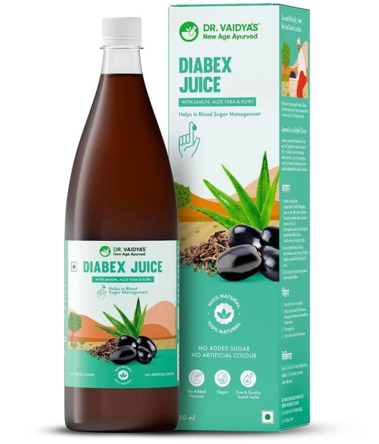 Dr. Vaidya’s Diabex Juice Helps Manage Blood Sugar Levels No Added Sugar No Artificial Flavour 950ml