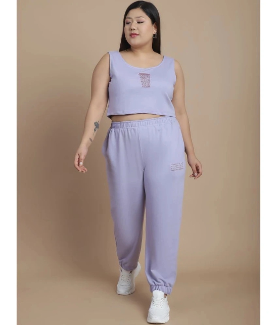 Rigo Lavender Printed Pant Top Set - None