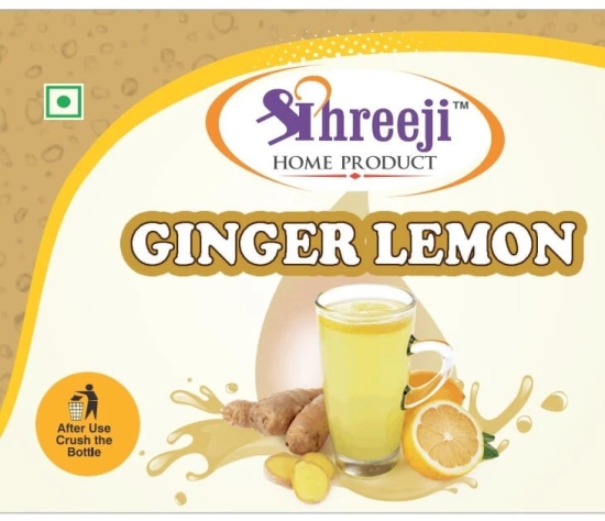 Shreeji Ginger Lemon Syrup Mix with Water / Soda for Making Juice 750 ml