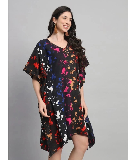 Curvydrobe Crepe Black Beach Dresses - Single - None