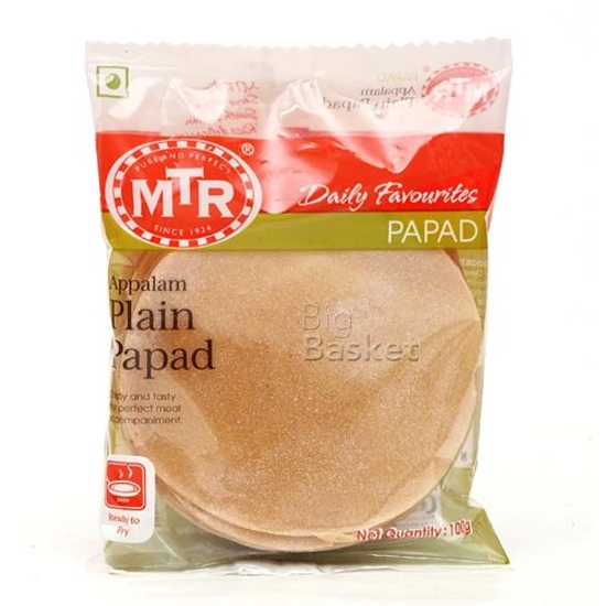 MTR Plain Papad, 100 Gms